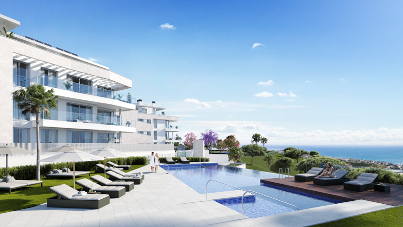 Penthouses mit Annehmlichkeiten wie Spa und beheizter Indoor Pool 